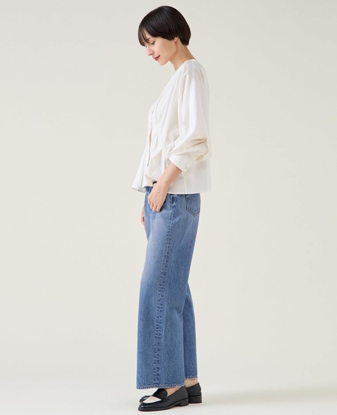 デニムドルマンタックブラウス（セットアップ可） 詳細画像 ホワイト 5