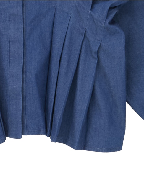 デニムドルマンタックブラウス（セットアップ可） 詳細画像 ブルー 12