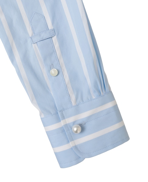 《定番》パールスキッパー 詳細画像 サックスストライプ 7