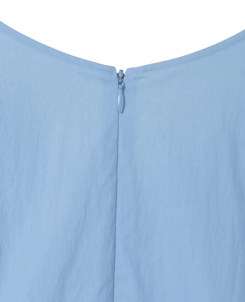 タイプライタークルーペプラムブラウス 詳細画像 サックス 6