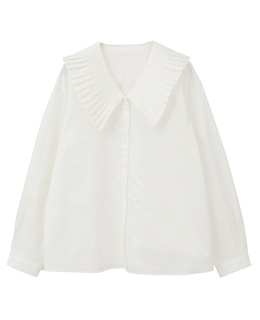 タックカラーブラウス