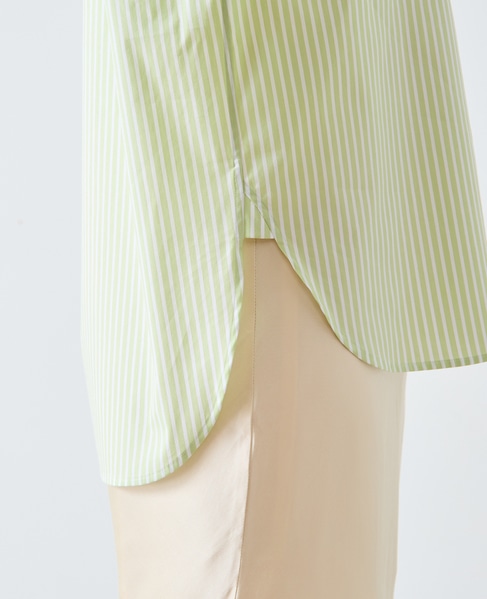 ESSENTIAL レギュラーシャツ 詳細画像 グリーンストライプ 9