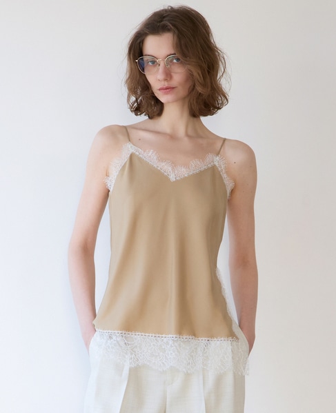 リバーレースキャミ 詳細画像 キャメル 1