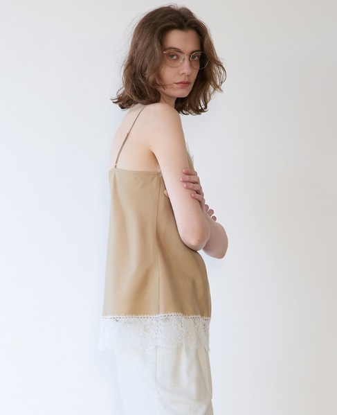 リバーレースキャミ 詳細画像 キャメル 3