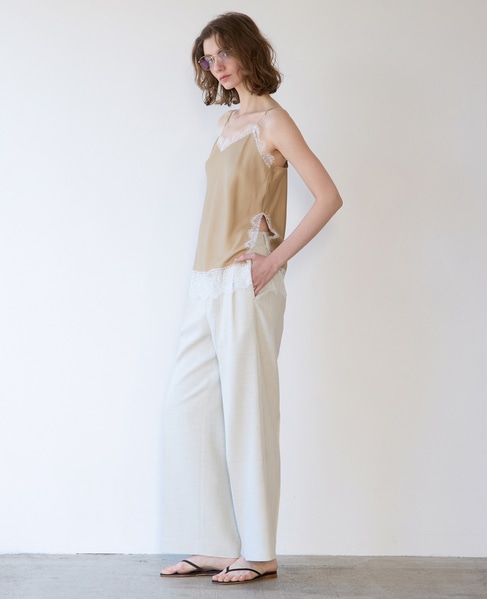 リバーレースキャミ 詳細画像 キャメル 5