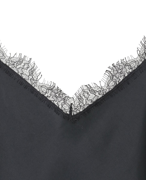 リバーレースキャミ 詳細画像 ブラック 3