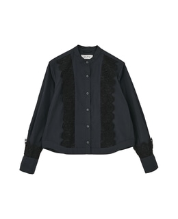 【l’heritage martinique/レリタージュ マルティニーク】マイクロイタリアンタフタレースシャツ