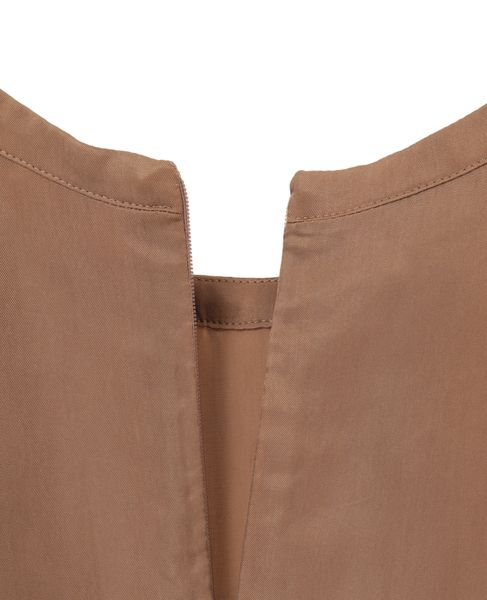 キュプラTブラウス 詳細画像 モカ 4