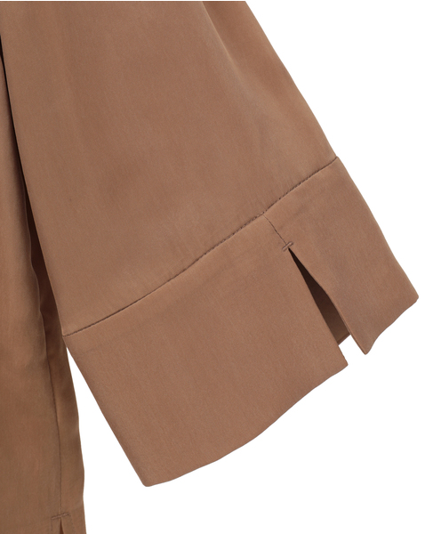 キュプラTブラウス 詳細画像 モカ 6