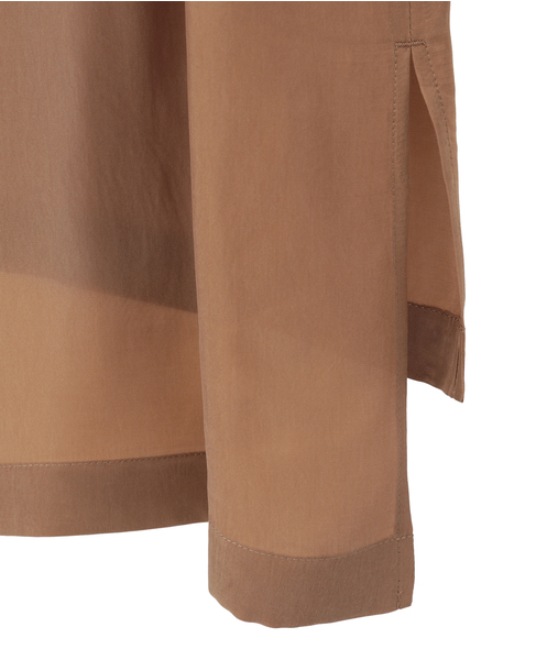 キュプラTブラウス 詳細画像 モカ 8