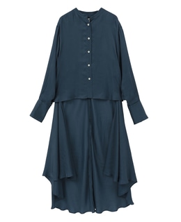 【l&rsquo;heritage martinique/レリタージュ マルティニーク】シルキーキュプラブラウス