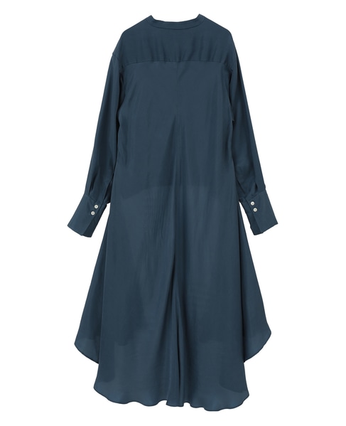 【l’heritage martinique/レリタージュ マルティニーク】シルキーキュプラブラウス 詳細画像 ブルー 2