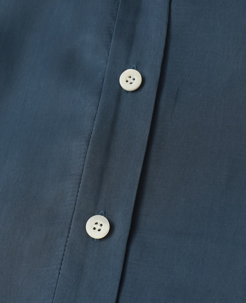 【l’heritage martinique/レリタージュ マルティニーク】シルキーキュプラブラウス 詳細画像 ブルー 7