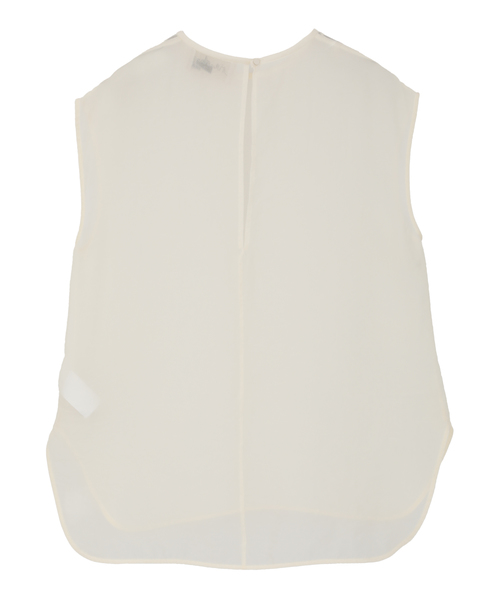 【l&rsquo;heritage martinique/レリタージュ マルティニーク】キュプラオーガンジースリーブレストップ 詳細画像 アイボリー 8