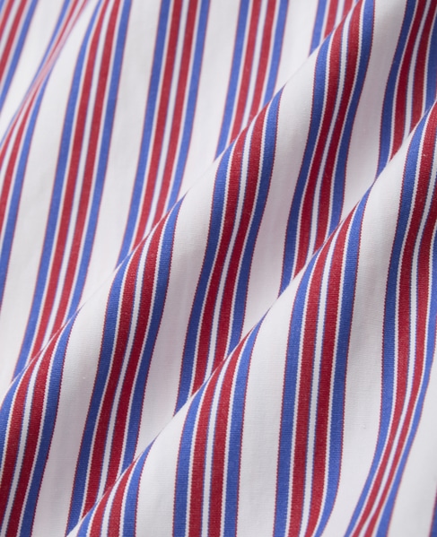 【l’heritage martinique/レリタージュ マルティニーク】コットンポプリンシャツ 詳細画像 ストライプ 8