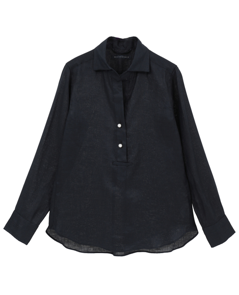 リネンパールスキッパー 詳細画像 ネイビー 2