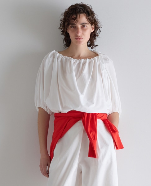 ギャザーバルーンプルオーバー 詳細画像 ホワイト 1