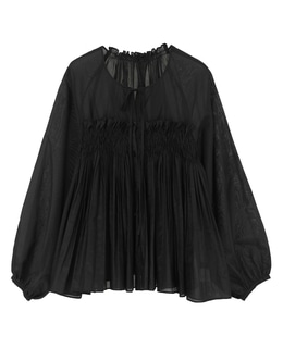 プリーツブラウス