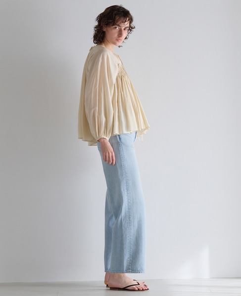 プリーツブラウス 詳細画像 アイボリー 5