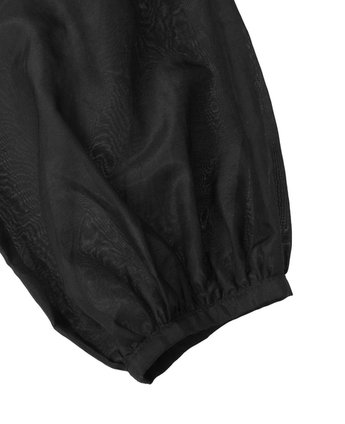 プリーツブラウス 詳細画像 ブラック 4