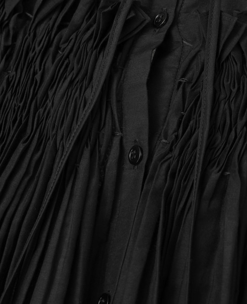 プリーツブラウス 詳細画像 ブラック 6