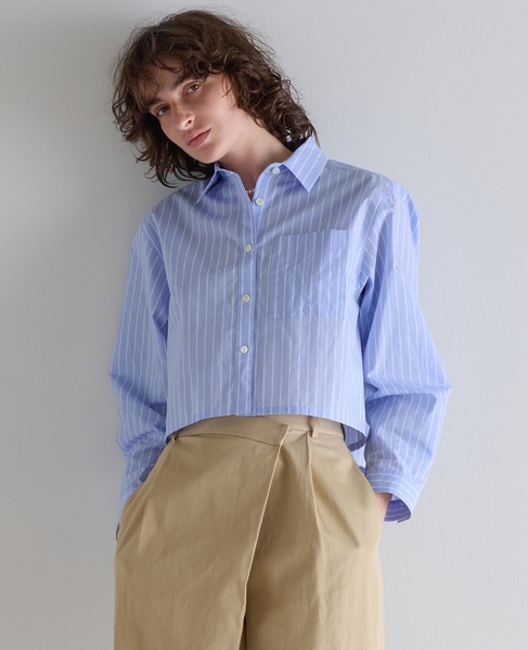 ショートシャツ 詳細画像 ブルーストライプ 1