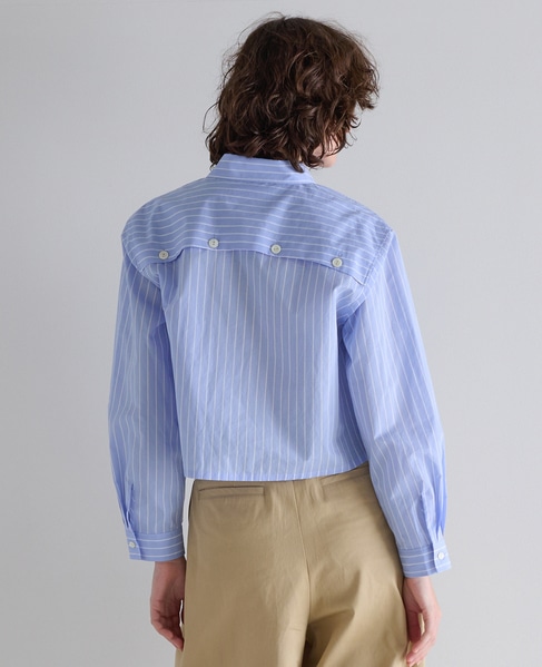 ショートシャツ 詳細画像 ブルーストライプ 3
