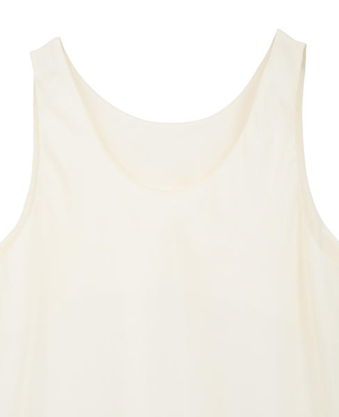 キュプラフィブリルシャンブレーレースタンク（セットアップ可） 詳細画像 オフ 3