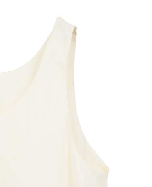 キュプラフィブリルシャンブレーレースタンク（セットアップ可） 詳細画像 オフ 4