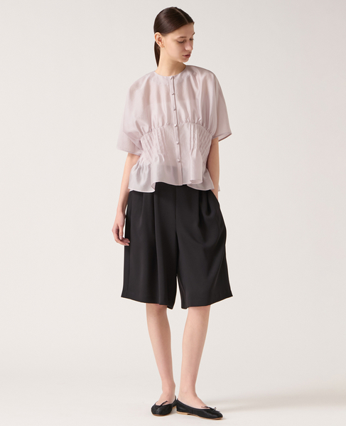 マットオーガンピンタックブラウス 詳細画像 ピンク 5