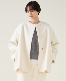 ノーカラーコート