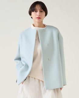 ノーカラーコート