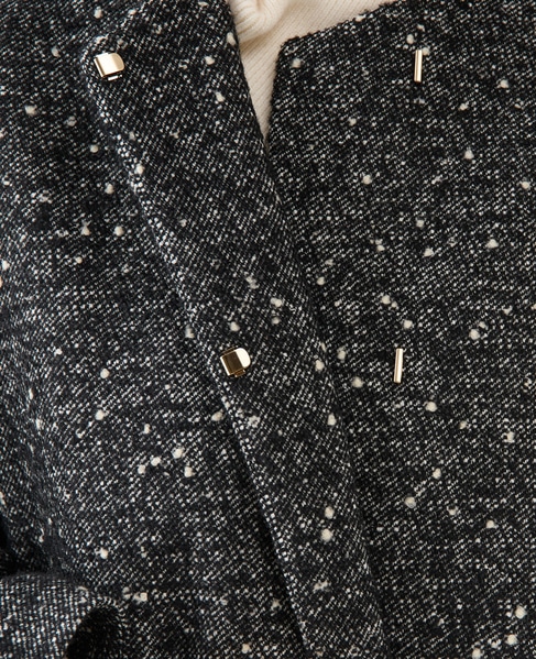 ノーカラーコート 詳細画像 ブラック 15