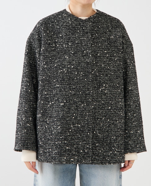 ノーカラーコート 詳細画像 ブラック 9