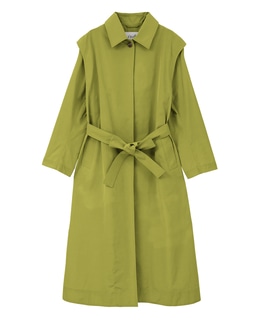 【l’heritage martinique/レリタージュ マルティニーク】テクニカルコットンタフタステンカラーコート