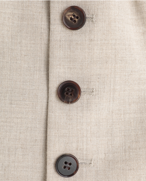 ノーカラージャケット（セットアップ可） 詳細画像 ナチュラル 5