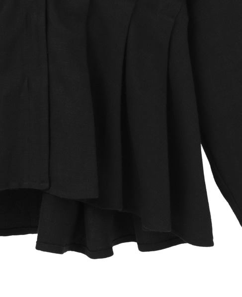 ソフトリネンタックジャケット（セットアップ可） 詳細画像 ブラック 5