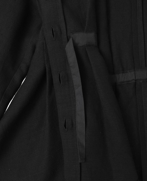 ソフトリネンタックジャケット（セットアップ可） 詳細画像 ブラック 6