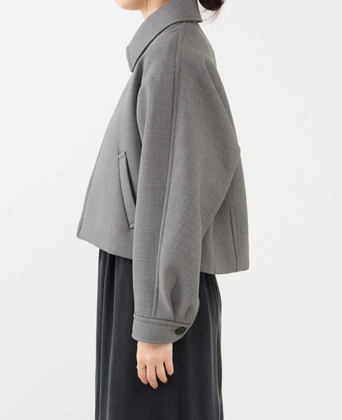 ギャバボンディングブルゾン 詳細画像 グレー 10