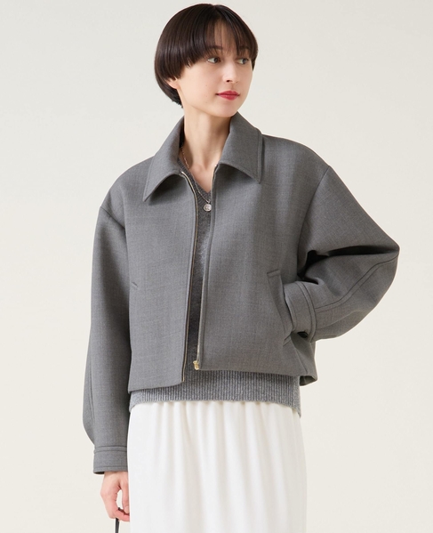 ギャバボンディングブルゾン 詳細画像 グレー 2