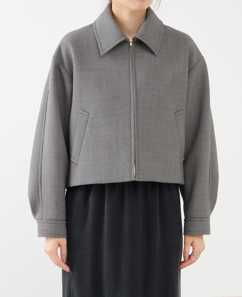 ギャバボンディングブルゾン 詳細画像 グレー 9