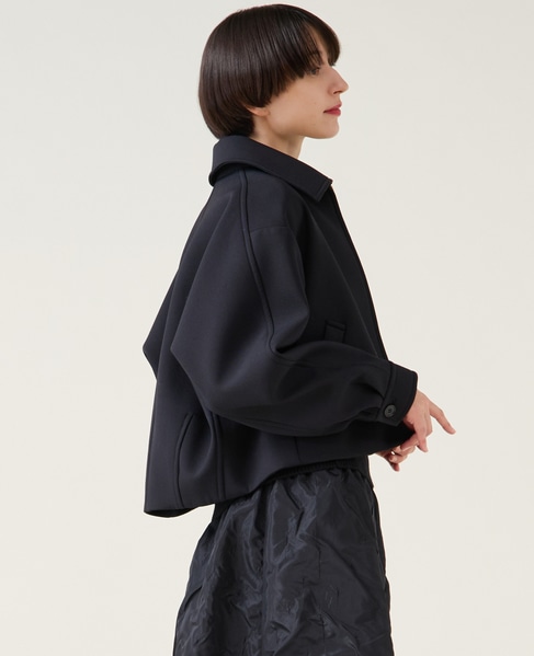 ギャバボンディングブルゾン 詳細画像 ブラック 3