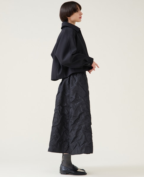 ギャバボンディングブルゾン 詳細画像 ブラック 7