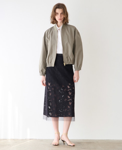 ロクヨンナイロンリブブルゾン 詳細画像 カーキ 4