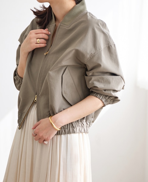 ロクヨンナイロンリブブルゾン 詳細画像 カーキ 7