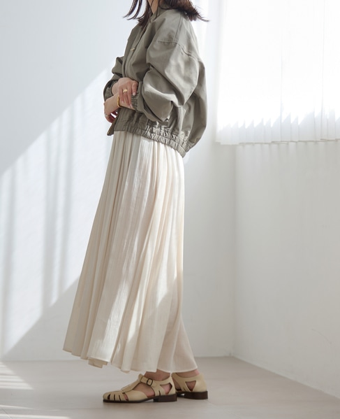 ロクヨンナイロンリブブルゾン 詳細画像 カーキ 8