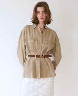 マットヴィンテージシャツブルゾン