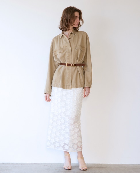 マットヴィンテージシャツブルゾン 詳細画像 ベージュ 6