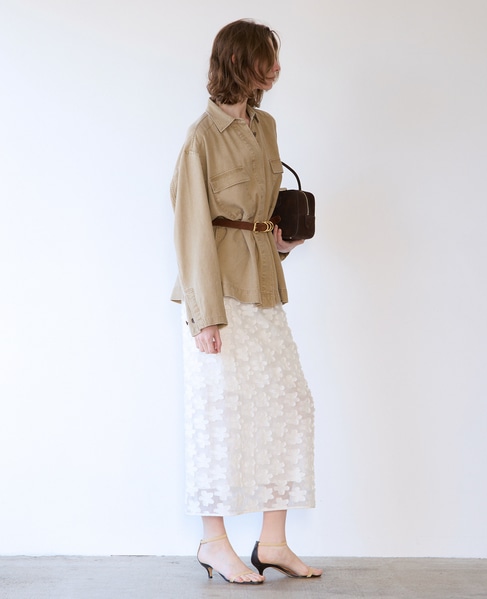 マットヴィンテージシャツブルゾン 詳細画像 ベージュ 8