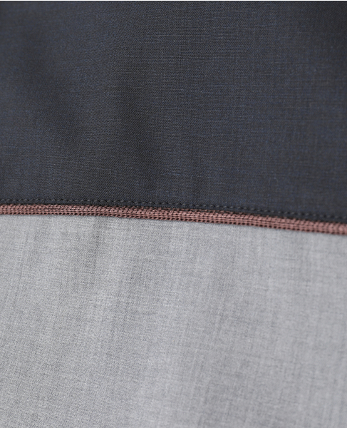 【l’heritage martinique/レリタージュ マルティニーク】ウーステッドチンツトラックジャケット 詳細画像 グレー 8